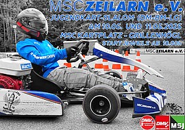 Banner MSC- Zeilarn Jugendkart Slalom