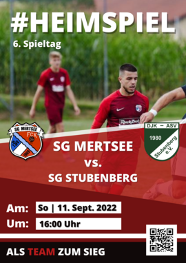 Banner SG Mertsee - SG Stubenberg