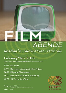 Banner Filmabend "40 Tage in der Wüste"