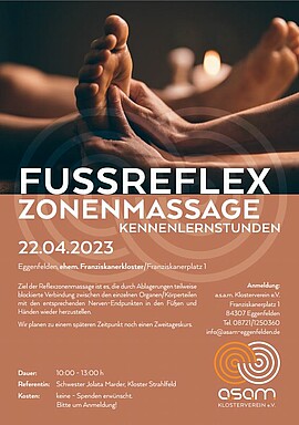 Banner Fussreflexzonen-Massage "Kennenlernstunden"