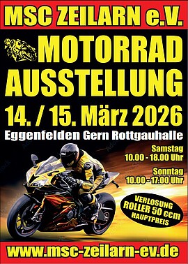 Banner MSC- Zeilarn Motorradausstellung 