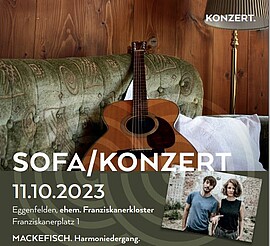 Banner Online: Sofaconcert mit "MACKEFISCH" - LIEDERPOETRYKABARETTWAHNSINN