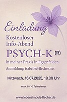 Logo PSYCH- K (R) - Psychologische Kinesiologie - Info Abend