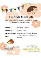 Logo Bau eines Igelhauses