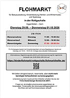 Logo Online: Großer Kinderflohmarkt in der Rottgauhalle 