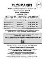 Logo Flohmarkt für Babyausstattung, Kinderkleidung und Spielzeug