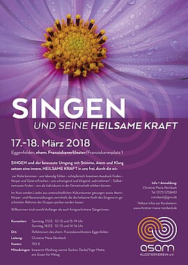 Banner Singen und seine heilsame Kraft - Gesangskurs