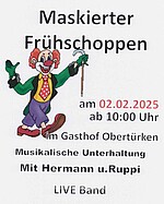 Logo Maskierter Frühschoppen Obertürken