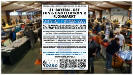 Banner 31. Bayern-Ost Funk- und Elektronik Flohmarkt
